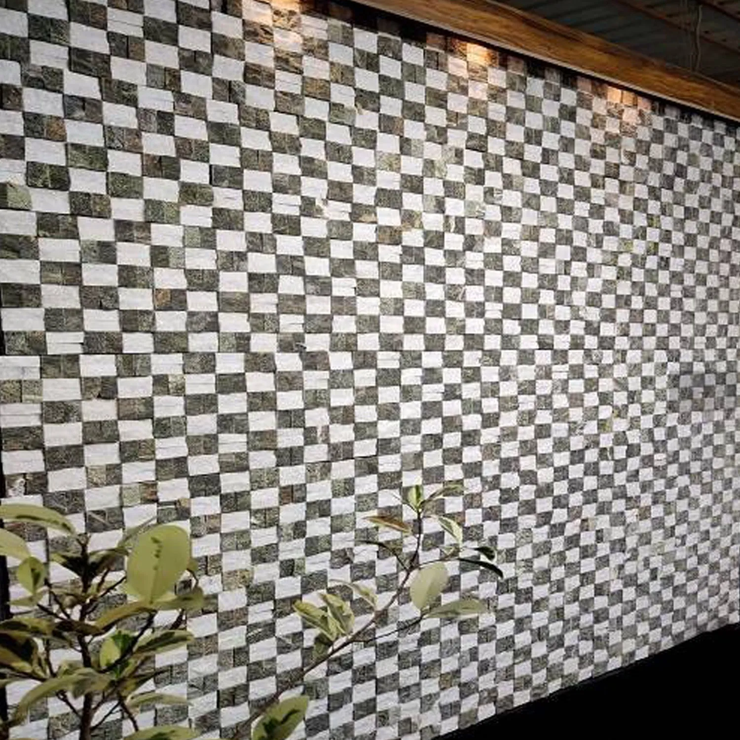 9281 Stone Design Wallpaper 3D Foam Wallpaper Sticker Panels I Ceiling Wallpaper For Living Room Bedroom I Furniture, Door I Foam Tiles (Square Design)