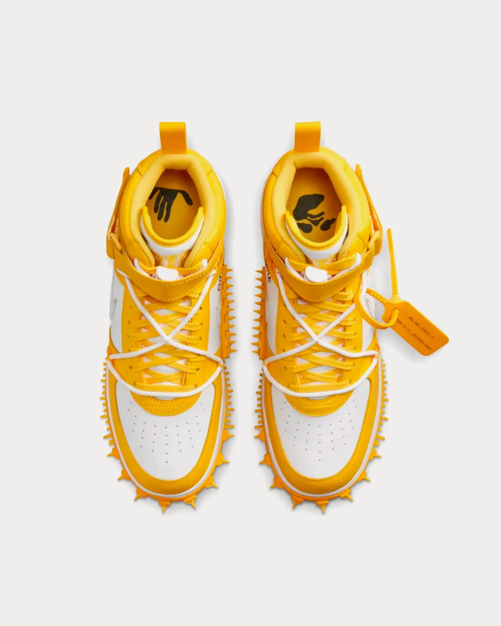 Air Force 1 Mid White / Varsity Maize Mid Top Sneakers
