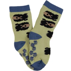 Bear Faces Infant Slipper Socks