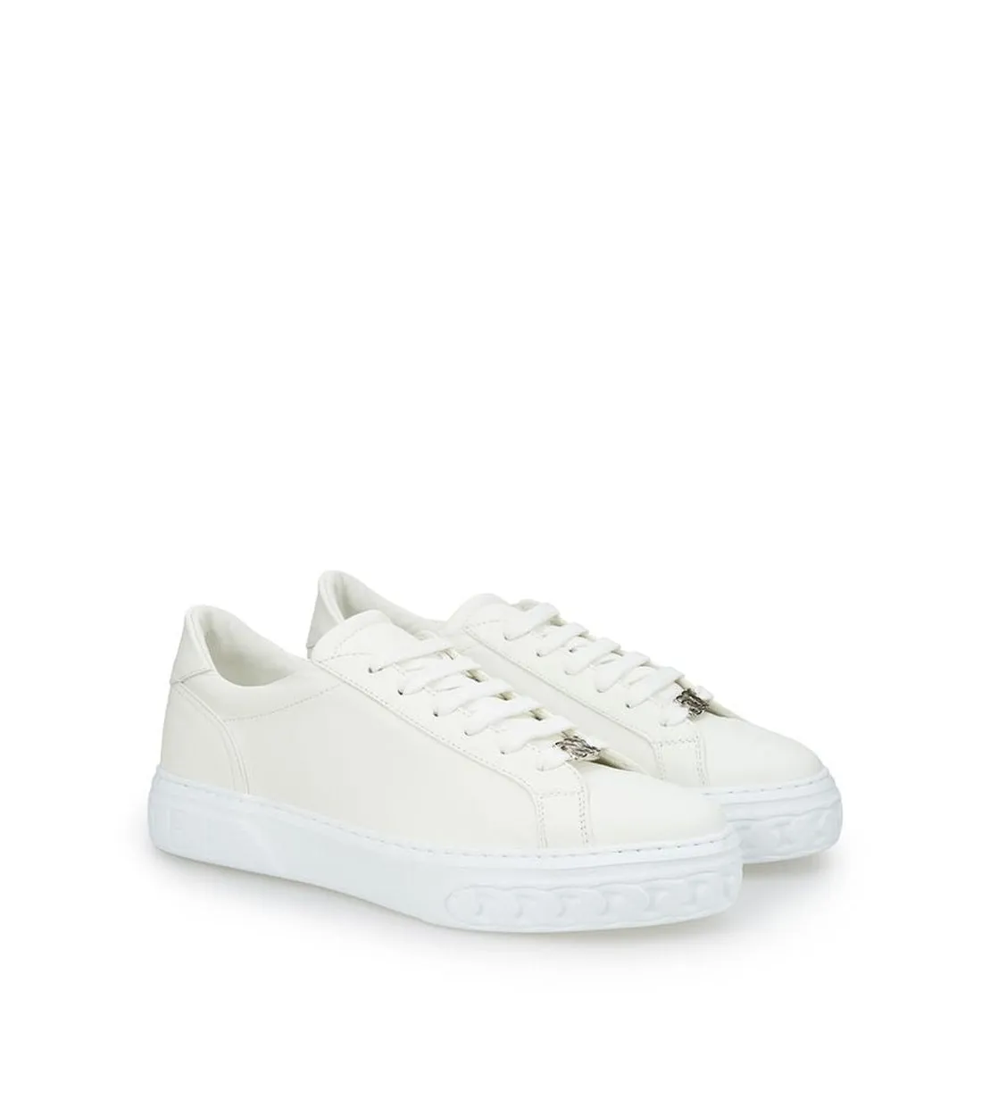 Casadei Wit Off Road Leren Sneakers