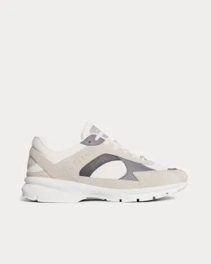 CR-03 Runner Mesh, Suede & Calfskin Grey Low Top Sneakers