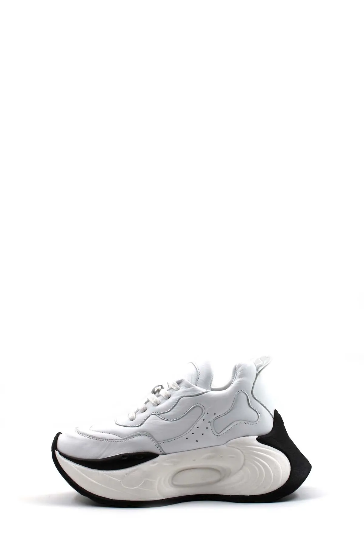 FST Genuine Leather Women's Casual Shoes 167ZAA2 White - Ramapo