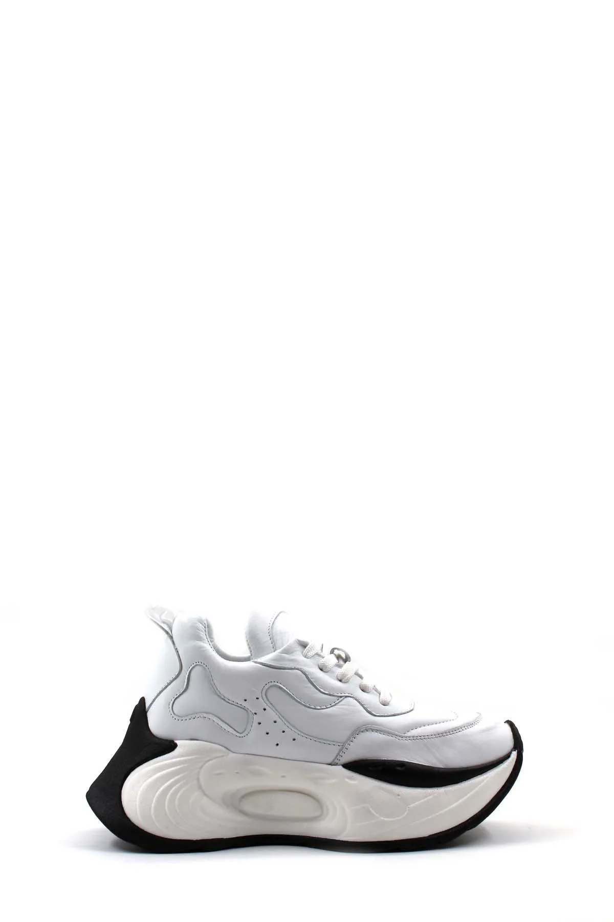 FST Genuine Leather Women's Casual Shoes 167ZAA2 White - Ramapo