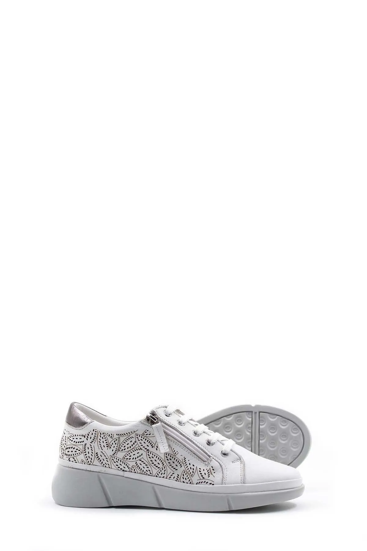 FST Genuine Leather Women's Casual Shoes 408ZA912-L-88 White - Salisbury