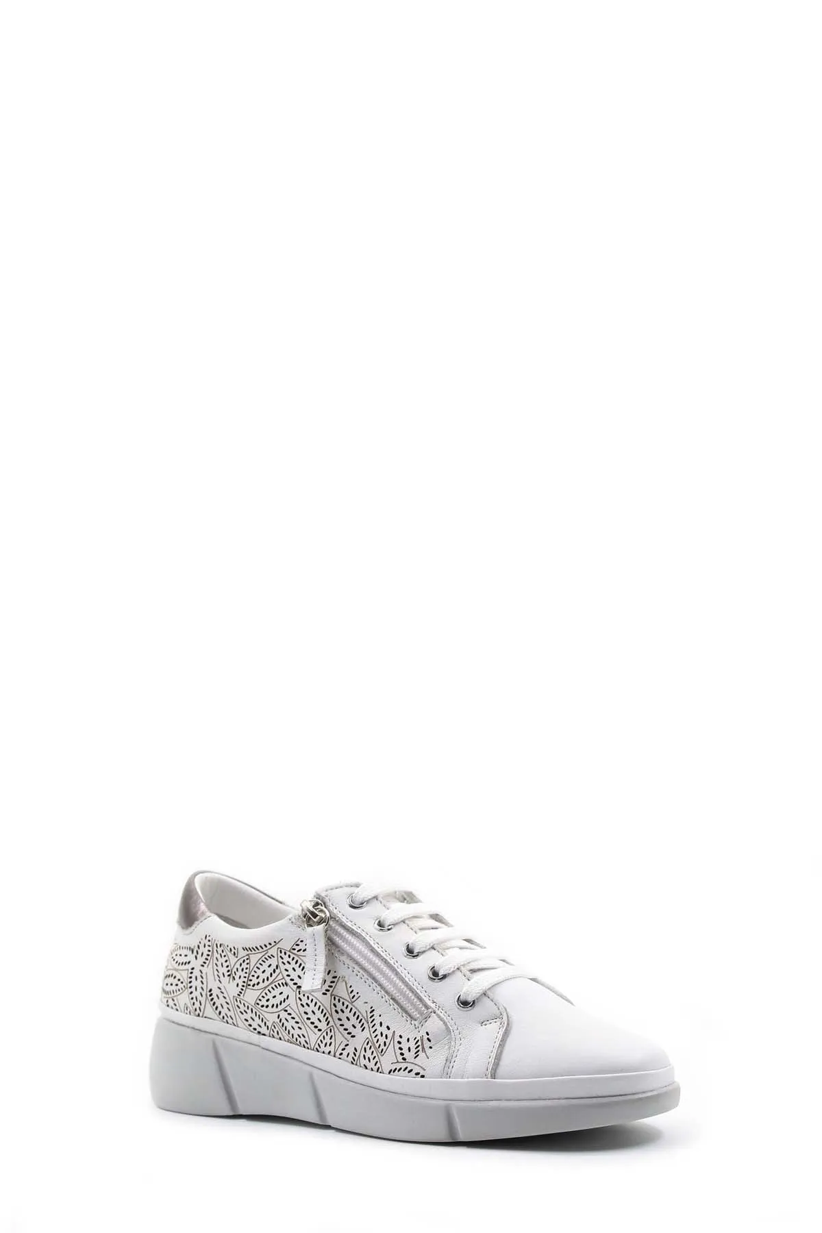 FST Genuine Leather Women's Casual Shoes 408ZA912-L-88 White - Salisbury