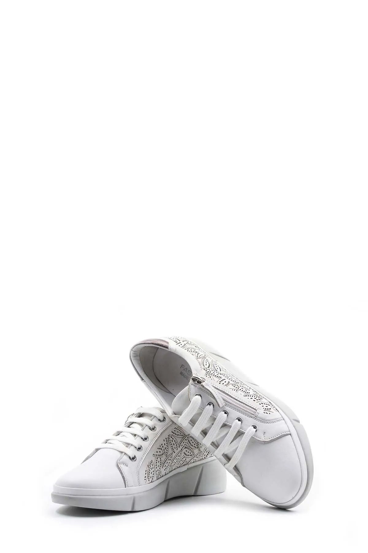 FST Genuine Leather Women's Casual Shoes 408ZA912-L-88 White - Salisbury