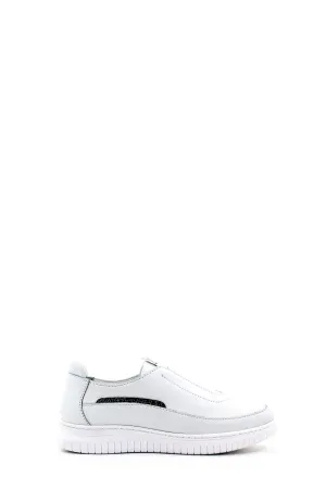FST Genuine Leather Women's Casual Shoes 583ZA4023 White - Colchester