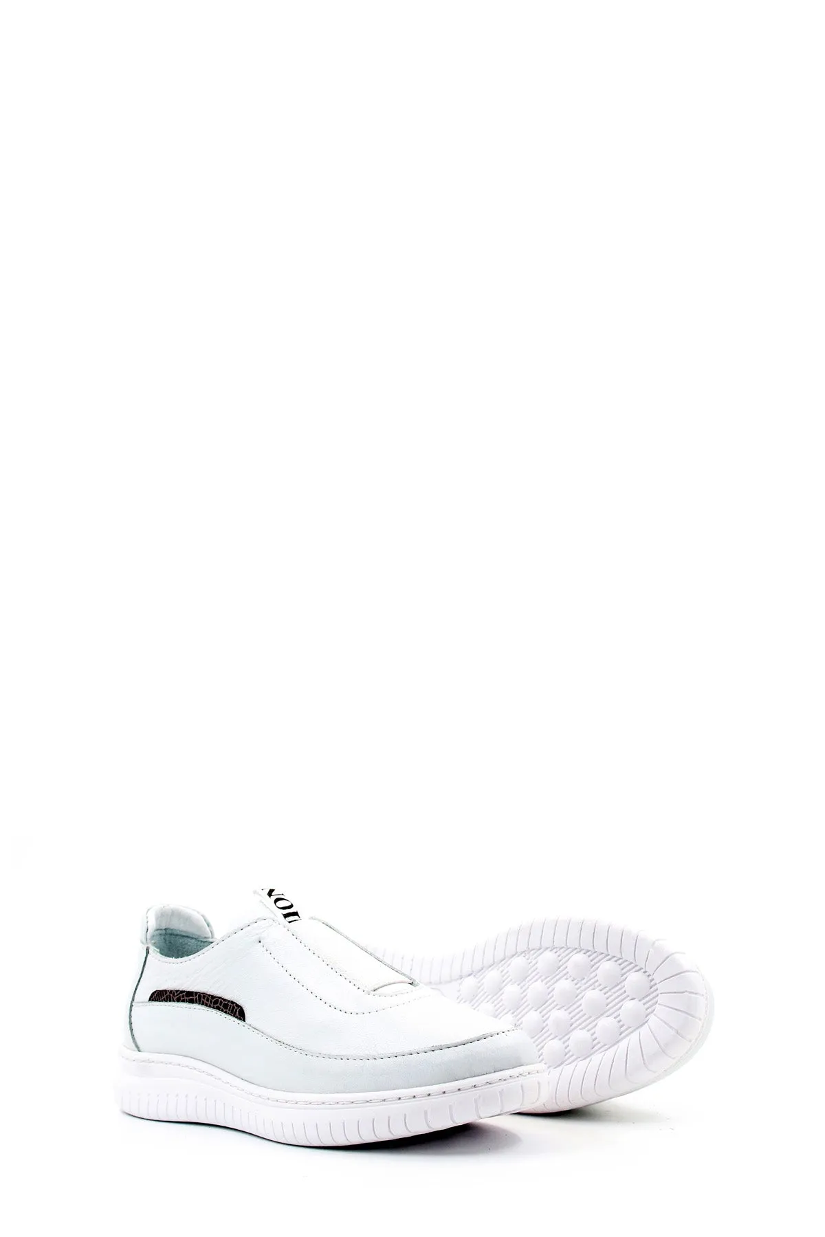 FST Genuine Leather Women's Casual Shoes 583ZA4023 White - Colchester