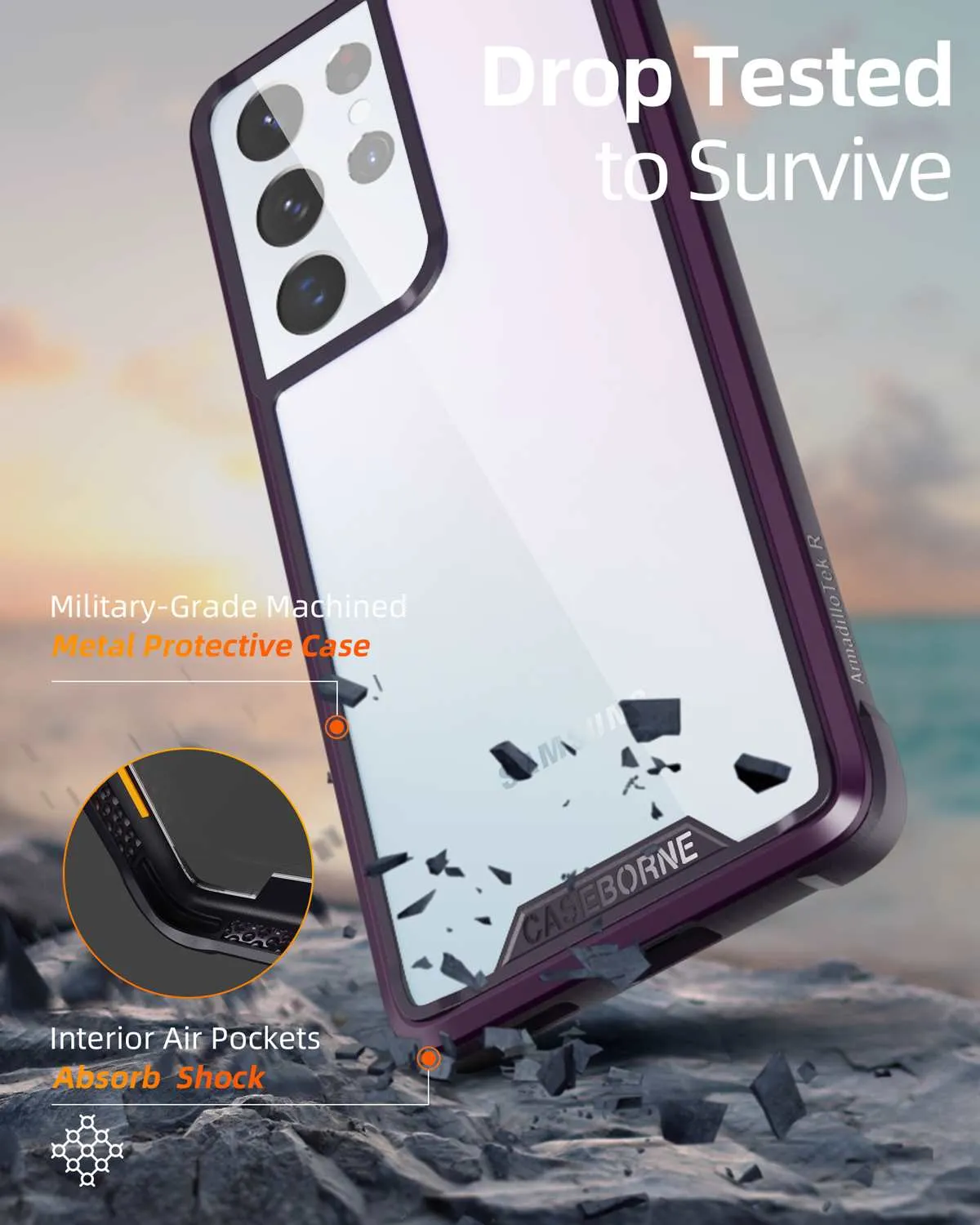 Galaxy S21 Ultra Case - Hybrid Clear - R Series