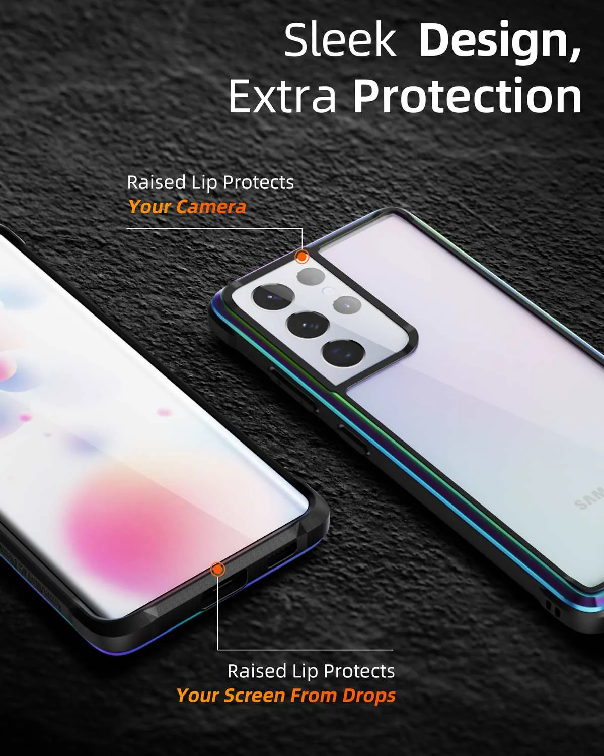 Galaxy S21 Ultra Case - Hybrid Clear - R Series