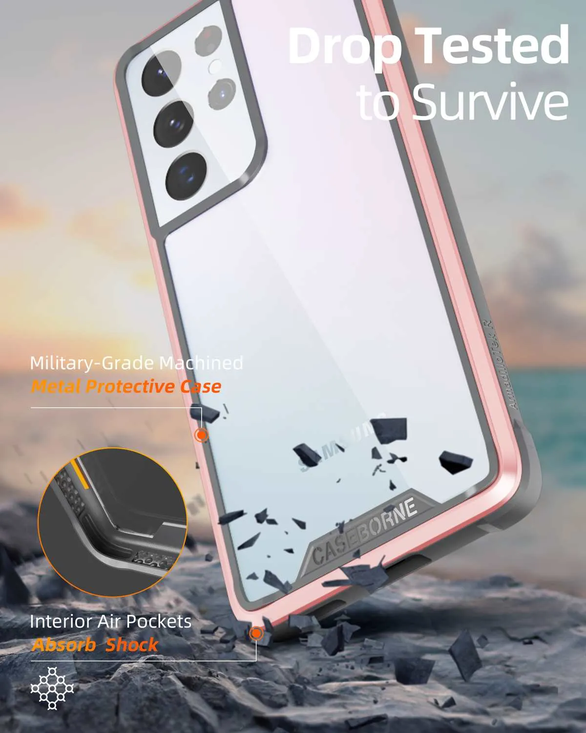 Galaxy S21 Ultra Case - Hybrid Clear - R Series