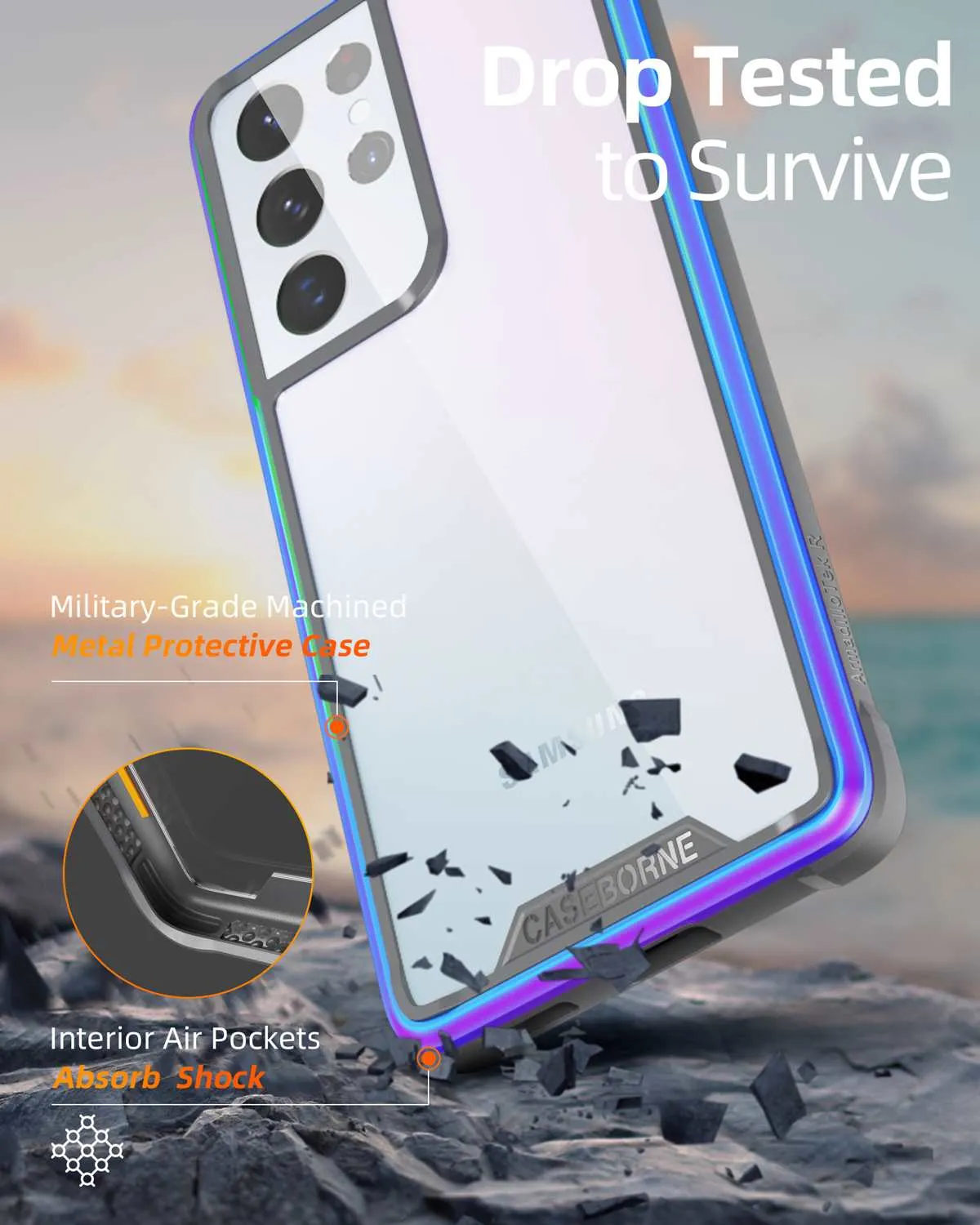 Galaxy S21 Ultra Case - Hybrid Clear - R Series