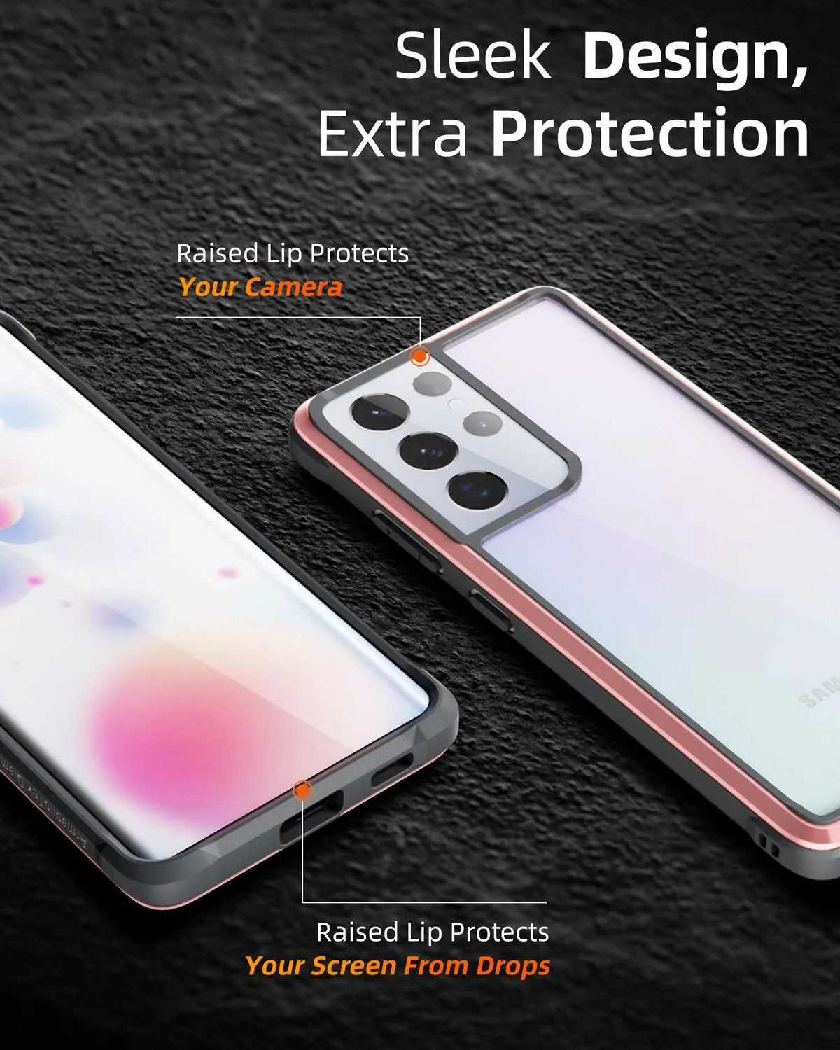 Galaxy S21 Ultra Case - Hybrid Clear - R Series