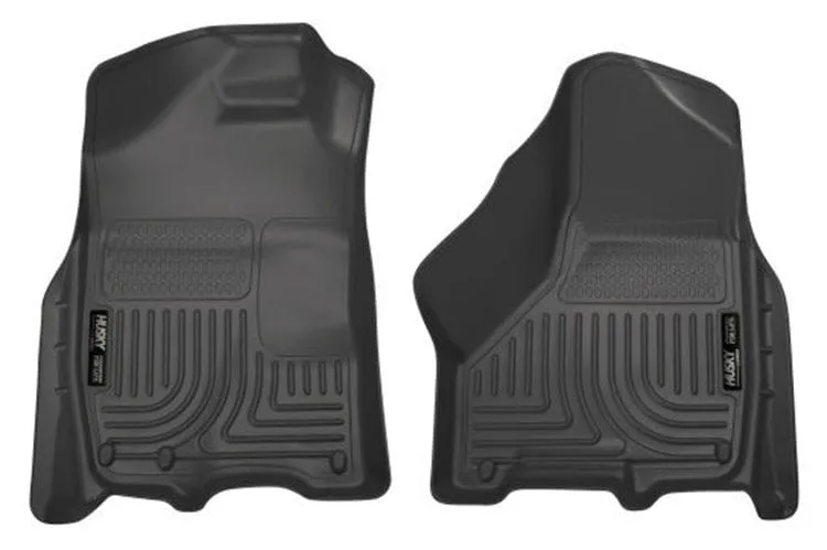 Husky Liners 18001 Dodge Ram 2500/3500 2010 Weatherbeater Front Floor Liner Black