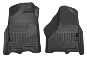 Husky Liners 18001 Dodge Ram 2500/3500 2010 Weatherbeater Front Floor Liner Black
