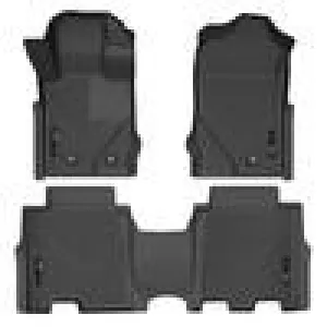 Husky Liners 2021-2024 Ford Bronco 4 Door Weatherbeater Front & 2nd Seat Floor Liners - Black