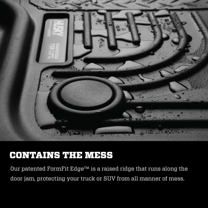Husky Liners 2021-2024 Ford Bronco 4 Door Weatherbeater Front & 2nd Seat Floor Liners - Black