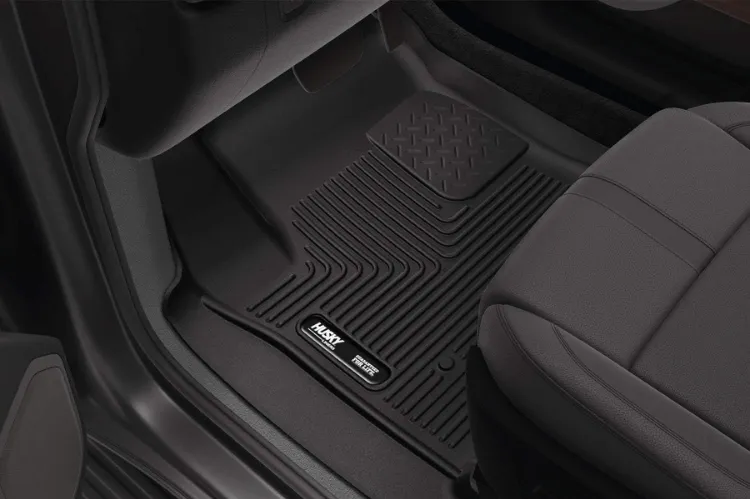 Husky Liners 54201 GMC Sierra 2500HD/3500HD 2020-2023 X-Act Contour Rear Floor Mat Crew Cab Black