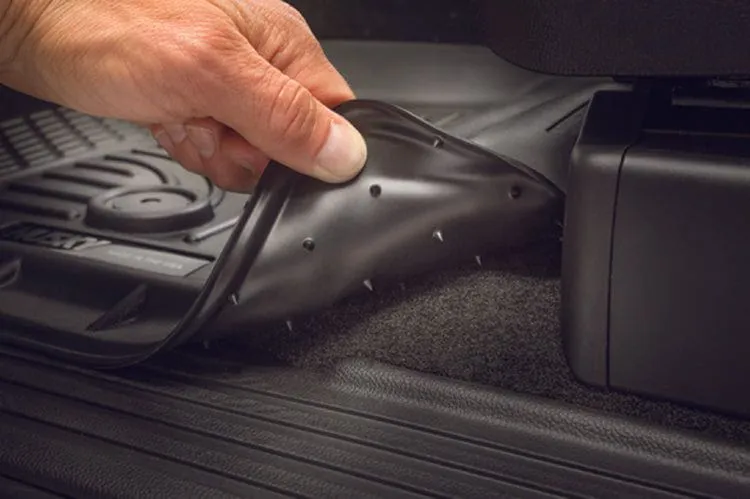 Husky Weatherbeater 2012-2016 Ford F250/F350/F450 Super Duty Front Floor Liner 18701 Black