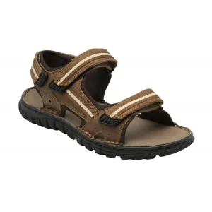 Lotus Mens Gus Sandal Tan Leather