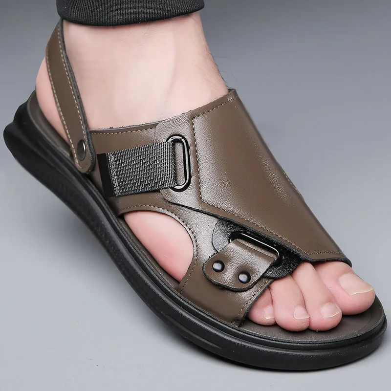 Men's Summer Leather Casual Sandals