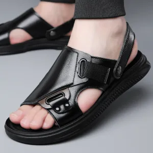 Men's Summer Leather Casual Sandals