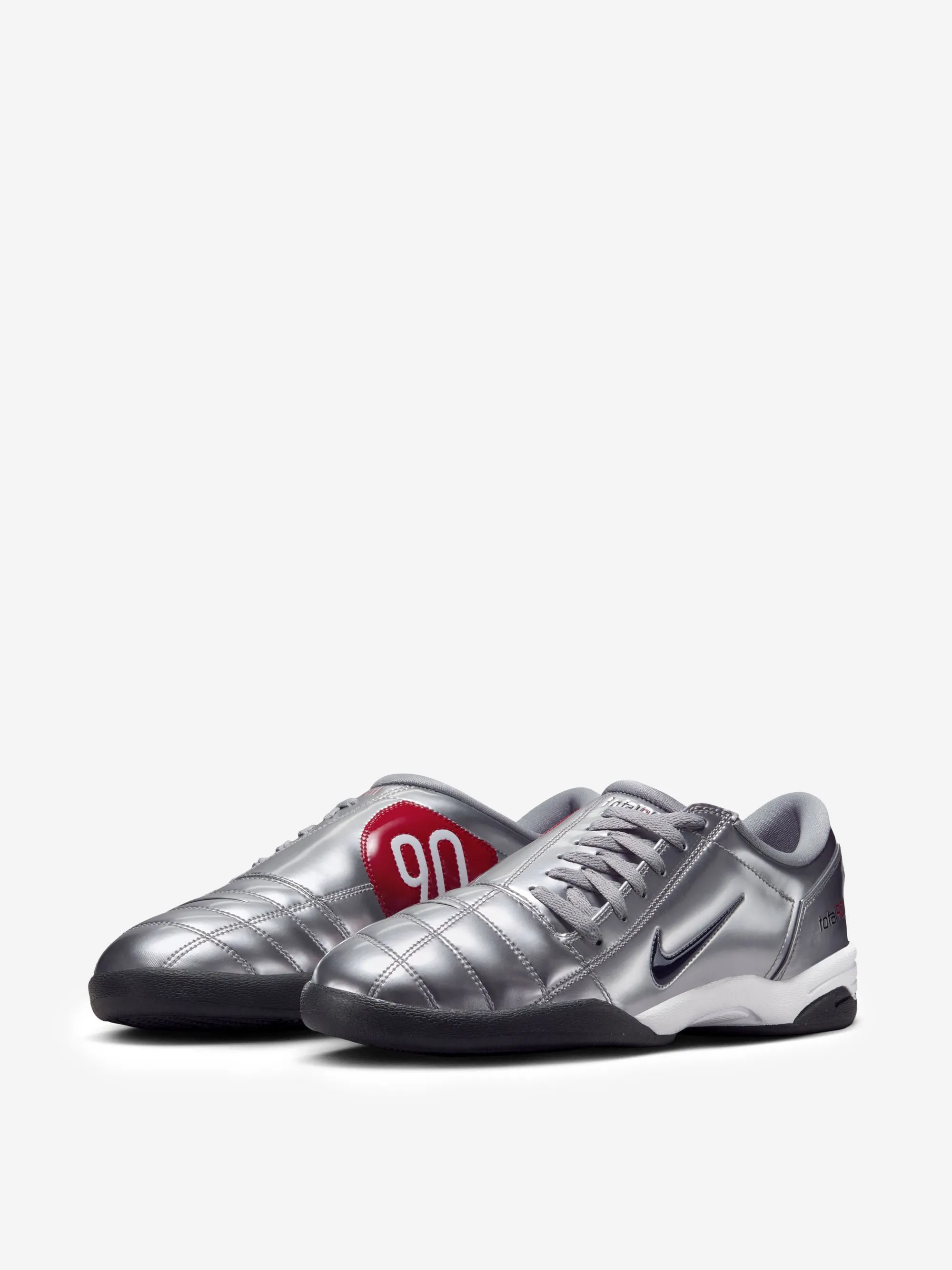 Nike T90 SP - Metallic Silver/Black-University Red