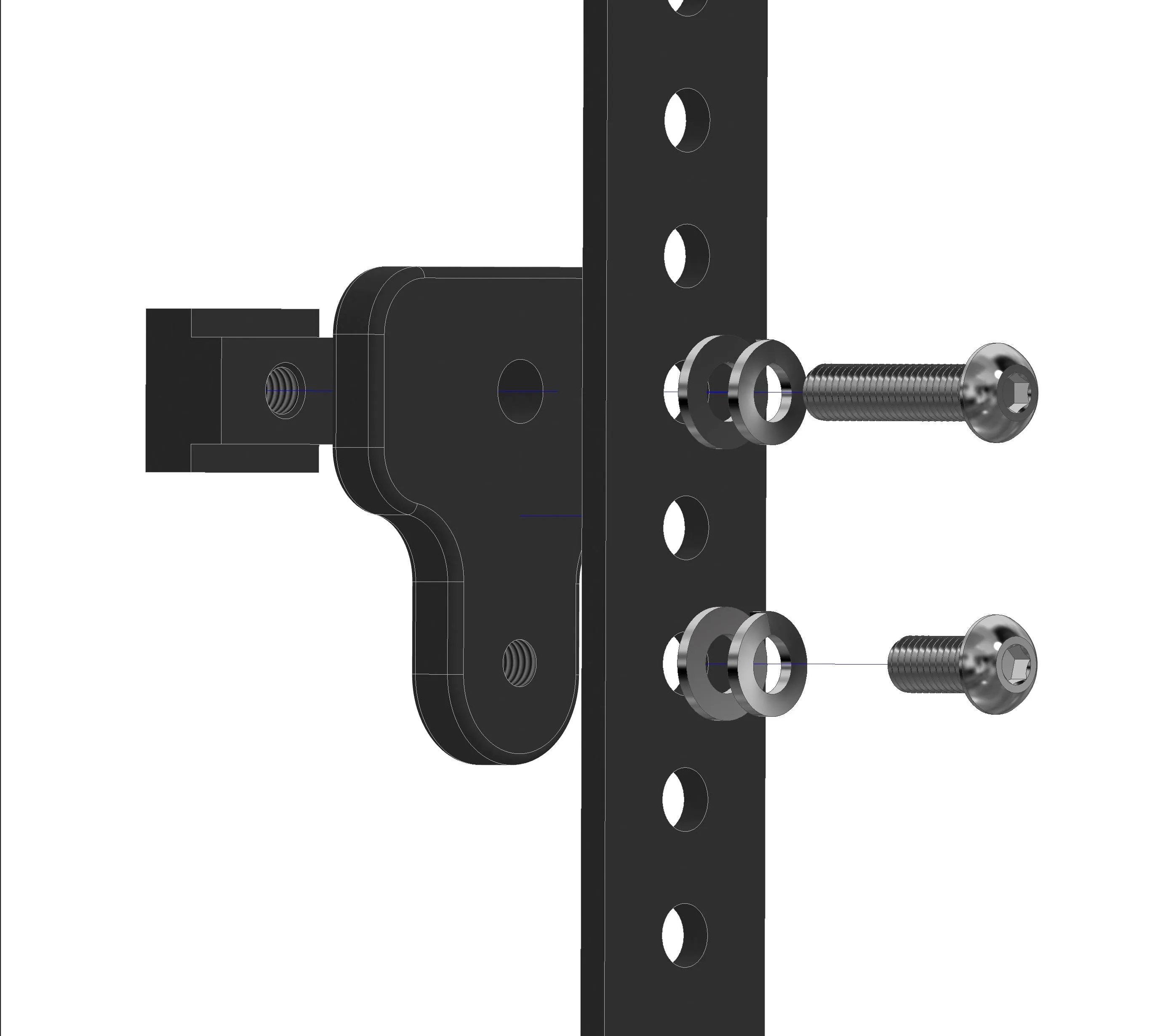 Overland Kitted Bed Rail MAXTRAX® Mount