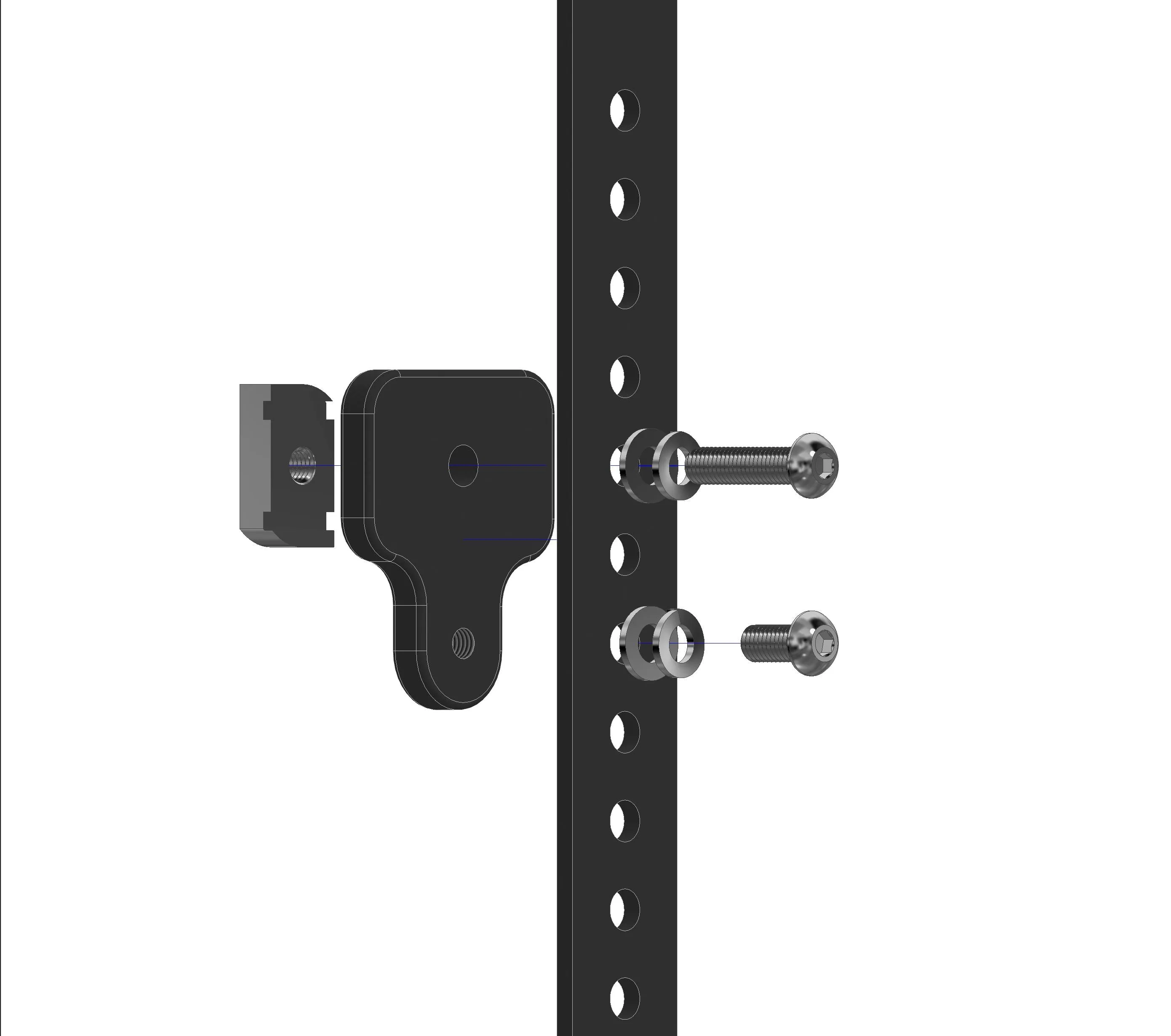 Overland Kitted Bed Rail MAXTRAX® Mount