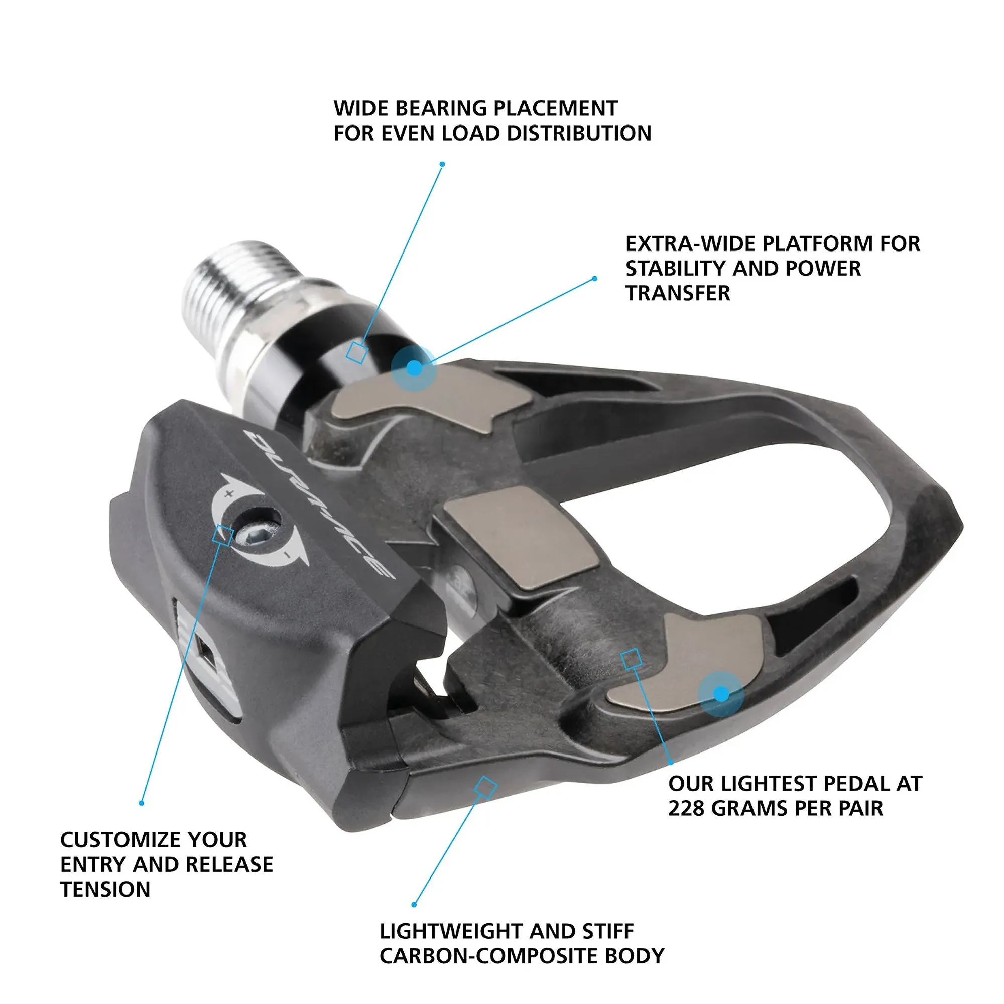Shimano Dura Ace PD-R9100 SPD-SL Pedals