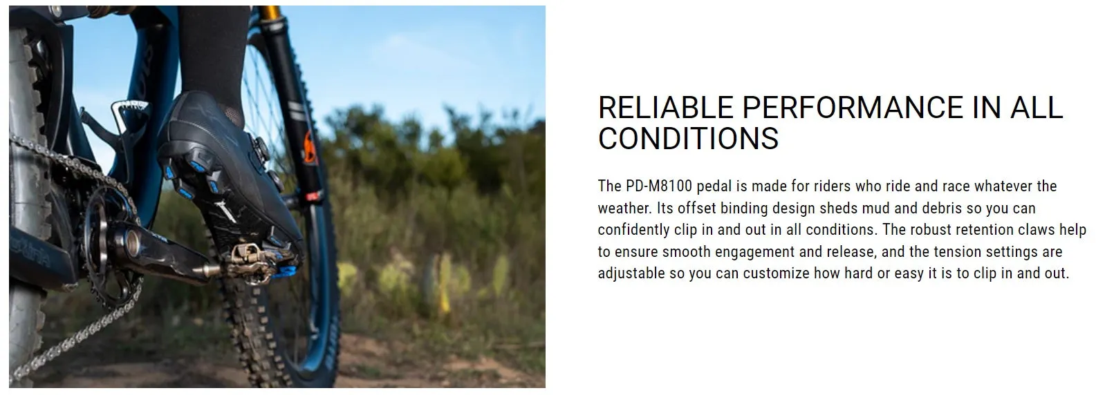 Shimano PD-M8100 Deore XT Cycling Pedal