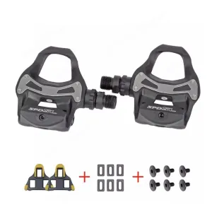 Shimano PD-R550 SPD-SL Carbon Road Pedals Including Cleats - Black