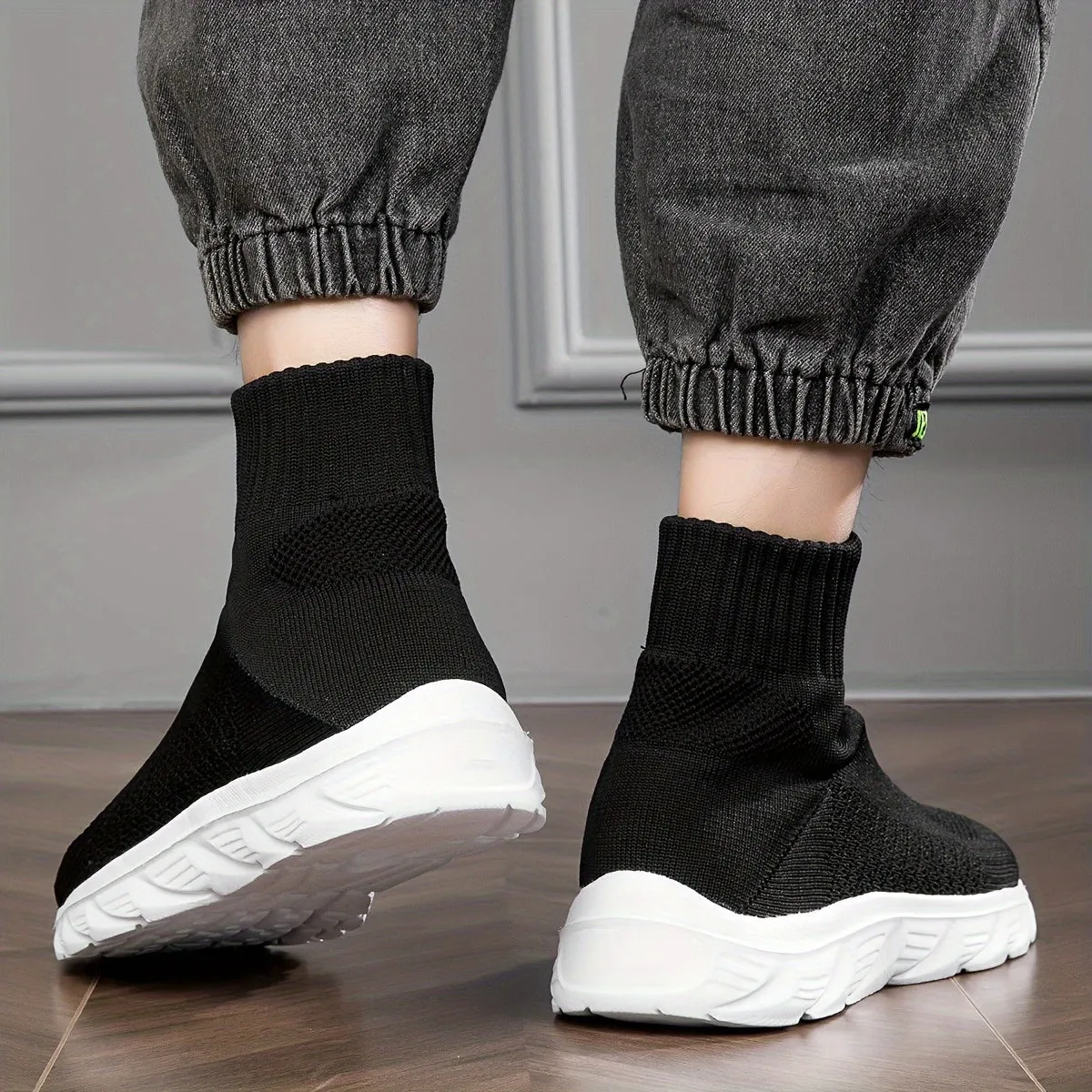 Versatile HighTop Sock Sneakers for Active Women