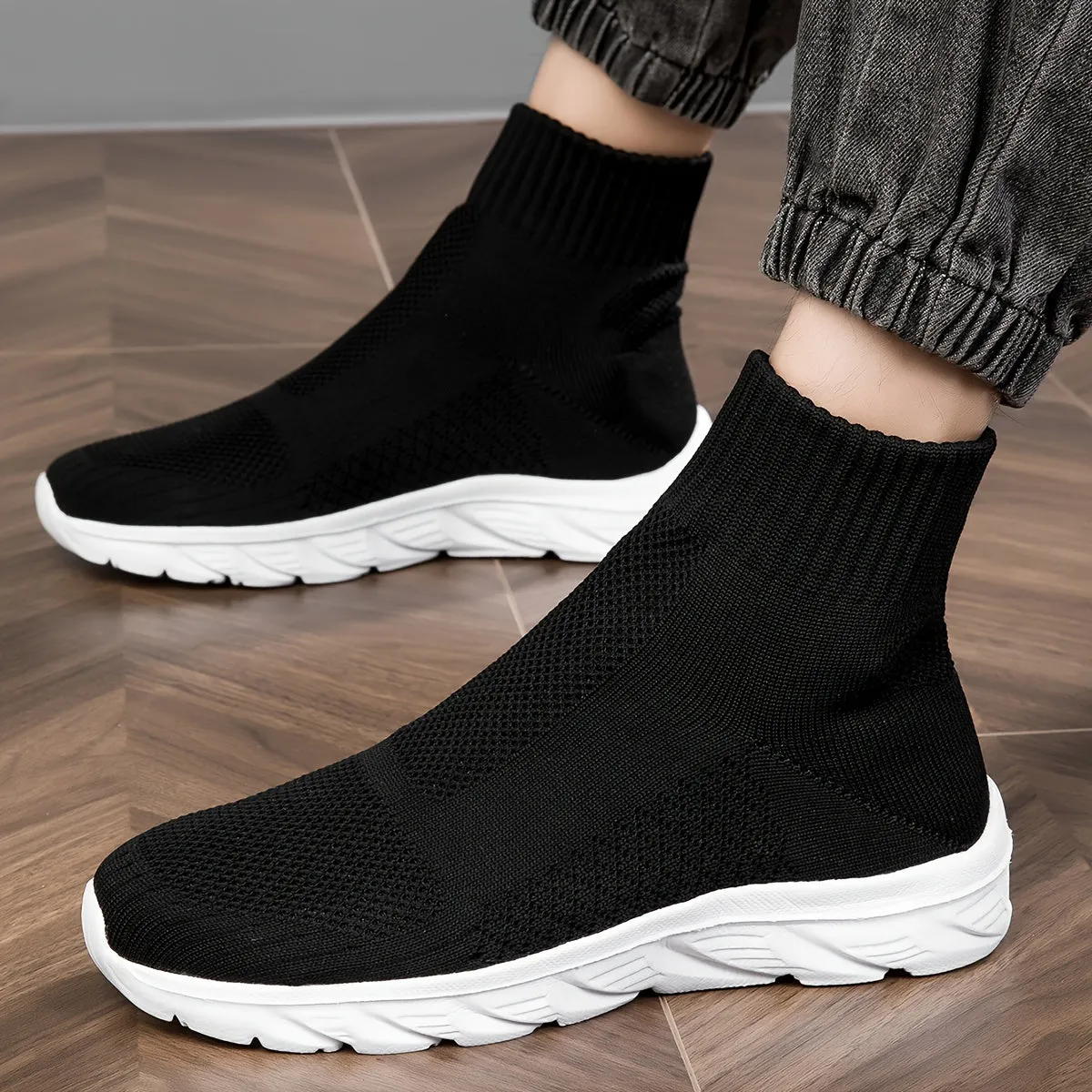 Versatile HighTop Sock Sneakers for Active Women