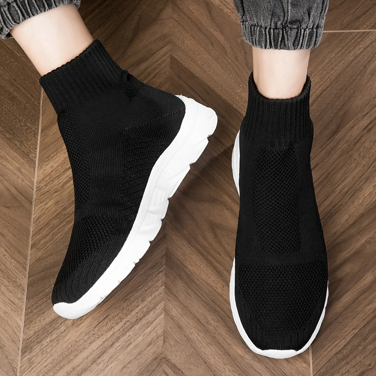 Versatile HighTop Sock Sneakers for Active Women