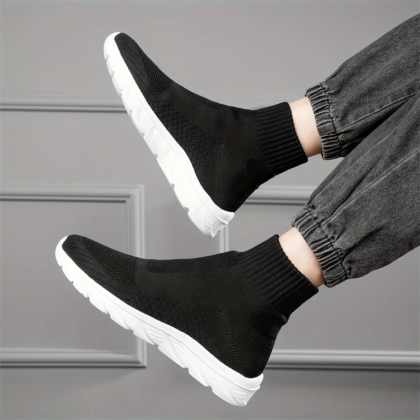 Versatile HighTop Sock Sneakers for Active Women