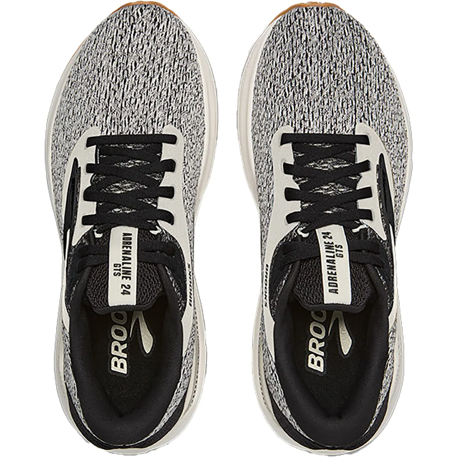 Women's Brooks Adrenaline GTS 24 Coconut/Black/Biscuit Mesh