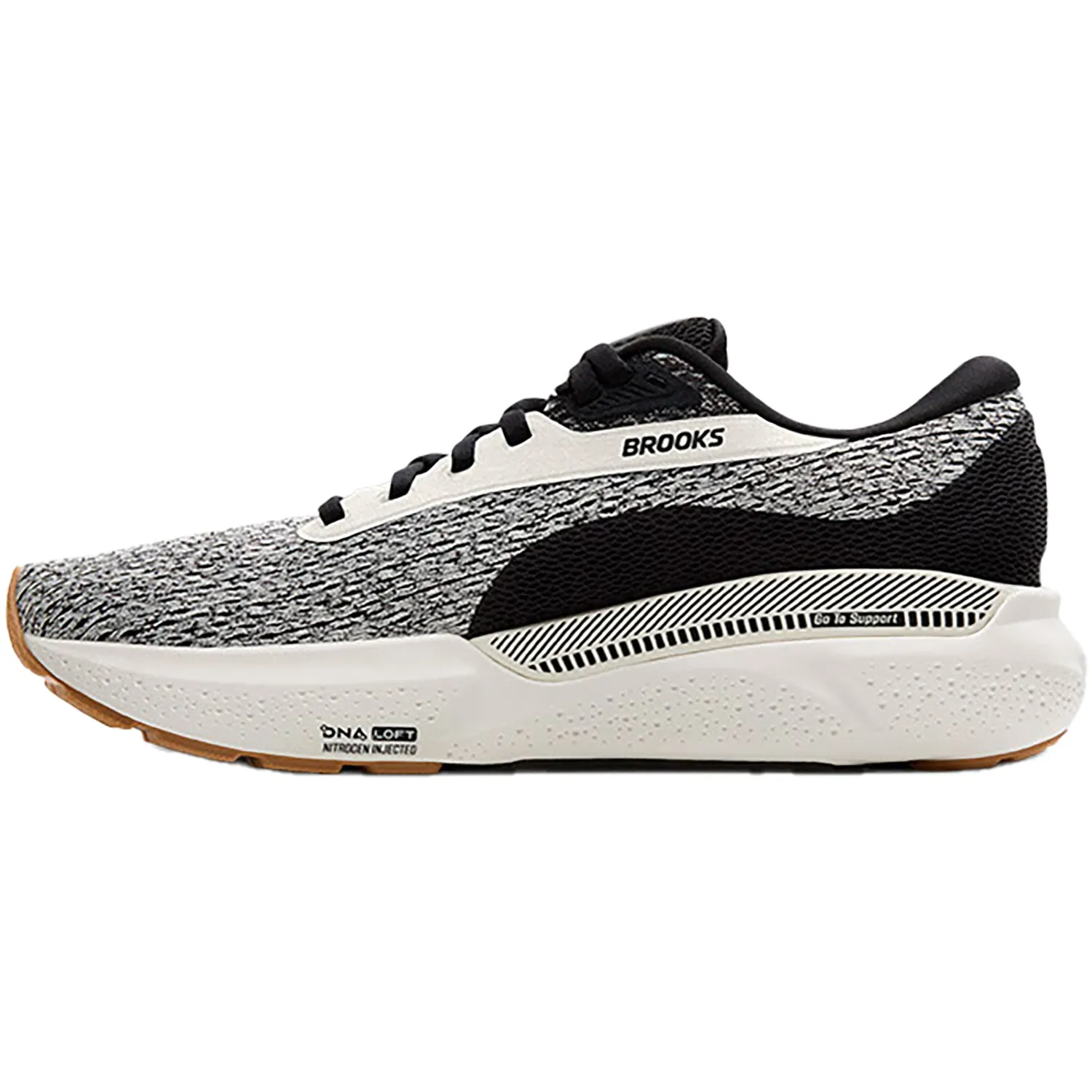 Women's Brooks Adrenaline GTS 24 Coconut/Black/Biscuit Mesh